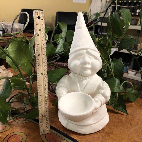 Gnome Woman with Bowl