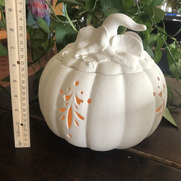 Large Pumpkin w/Cutouts-Decorative