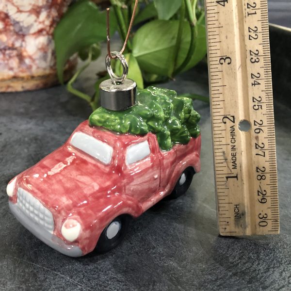 Tree on Truck Ornament