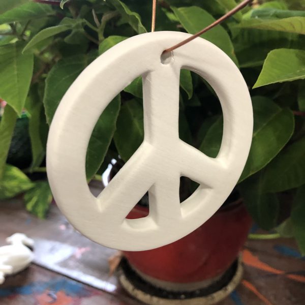 Peace Sign Ornament