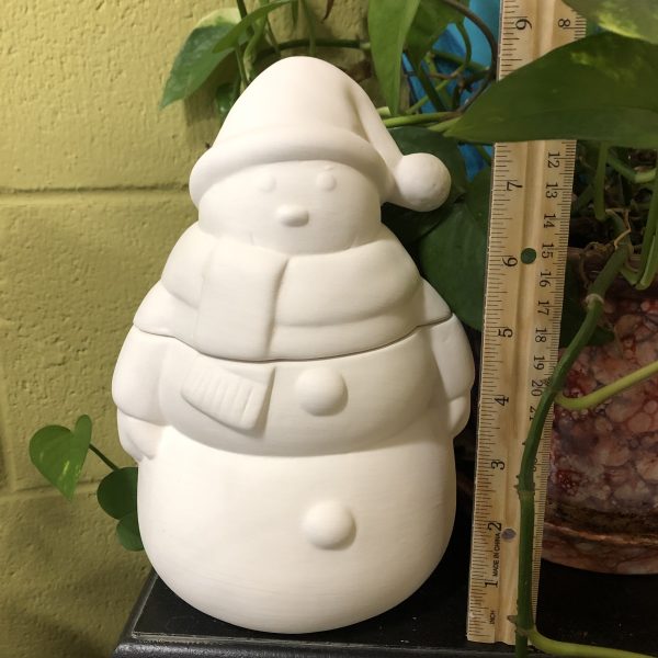 Snowman Jar