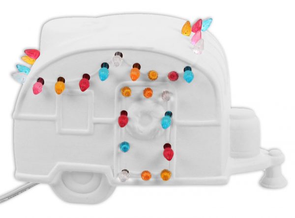 Camper w/Plastic Light Bulbs -8"L