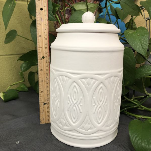 Large Ornate Canister